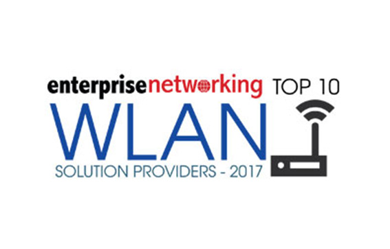 Named Top 10 WLAN Solution Provider of 2017 by Enterprise Networking Magazine