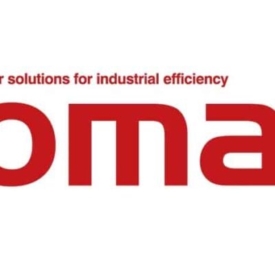 The image shows the word "Automation" in large red letters. Above it, smaller text reads "Smarter solutions for industrial efficiency" and "automationmagazine.co.uk".
