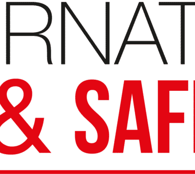 Logo for the International Fire & Safety Journal, displaying the acronym "IFSJ" in large black letters and the full name in smaller black and red text on a white background.