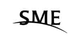 The image shows the letters "SME" in bold black font, with a curved line sweeping upward beneath the letters.