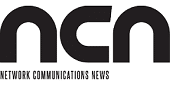 Black stylized letters "NCN" with the words "Network Communications News" written below in smaller capital letters on a white background.