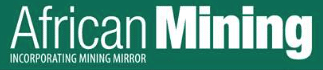 Green banner with the words "African Mining" in large white font. Below, in smaller text, it reads "Incorporating Mining Mirror.