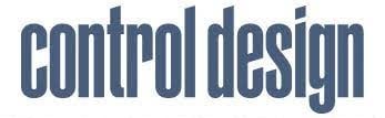 The image displays the words "control design" in bold, lowercase, blue-gray letters on a white background.