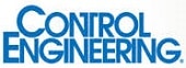 The image shows the "Control Engineering" logo in bold, blue capital letters with a modern, sans-serif font on a white background.