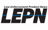 Logo for "Law Enforcement Product News" with the acronym "LEPN" in large black letters, separated by a blue horizontal line, on a light gray background.