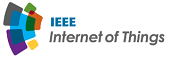 The IEEE Internet of Things logo, featuring colorful overlapping square shapes on the left and the text "IEEE Internet of Things" in blue and gray on the right.