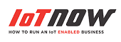 Logo for "IoT Now" with the tagline "How to run an IoT enabled business." The words "IoT" and "ENABLED" are in red, while "NOW" and the rest of the text are in black.