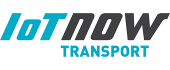 Logo for "IoT Now Transport" with "IoT Now" in bold blue and black letters and "TRANSPORT" in smaller blue text underneath.