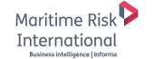 Logo for Maritime Risk International with a geometric red and gray triangular icon on the top right, and the tagline "Business intelligence | Informa" beneath the company name.