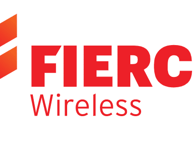 The image displays the Fierce Wireless logo with a red geometric icon on the left and the words "FIERCE Wireless" in bold red text to the right.