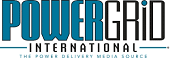 Logo for POWERGRID International, showing the words "POWERGRID" in large blue and black letters, with "INTERNATIONAL" and the tagline "The Power Delivery Media Source" below in smaller text.