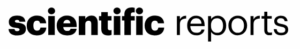 The image shows the logo for "Scientific Reports," with the word "scientific" in bold black letters and "reports" in lighter, regular font.