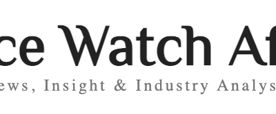 Logo with the text "Space Watch Africa" in large font, and the tagline "News, Insight & Industry Analysis" in smaller letters below.