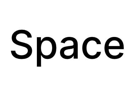 Black geometric logo resembling a stylized rake or abstract structure to the left of the word "SpaceRake" in bold black text on a light background.